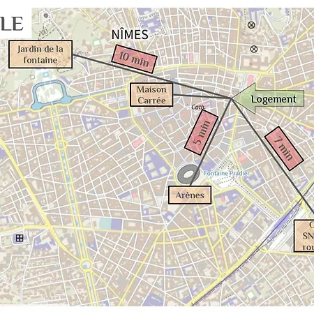 아파트 Lumineux Duplex Dans L'ecusson Nimois - Atypique Wifi Hyper Centre